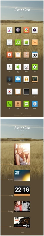 华为EMUI(Emotion UI)主题设计大赛，我来点评！(转载)